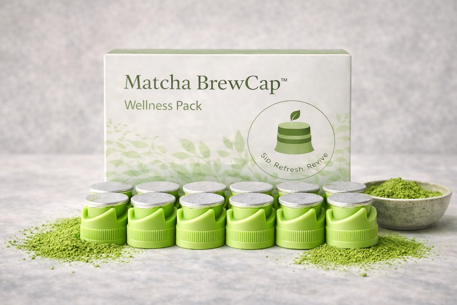 Matcha BrewCap – Fresh Matcha, Instantly Mixed